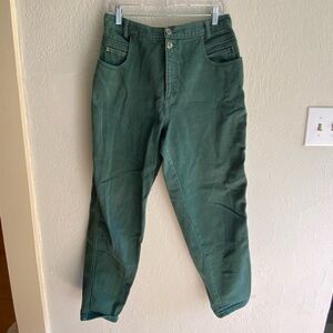 Vintage green jeans